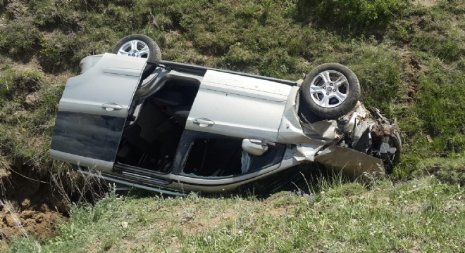 Narman’da trafik kazası: 1 yaralı 